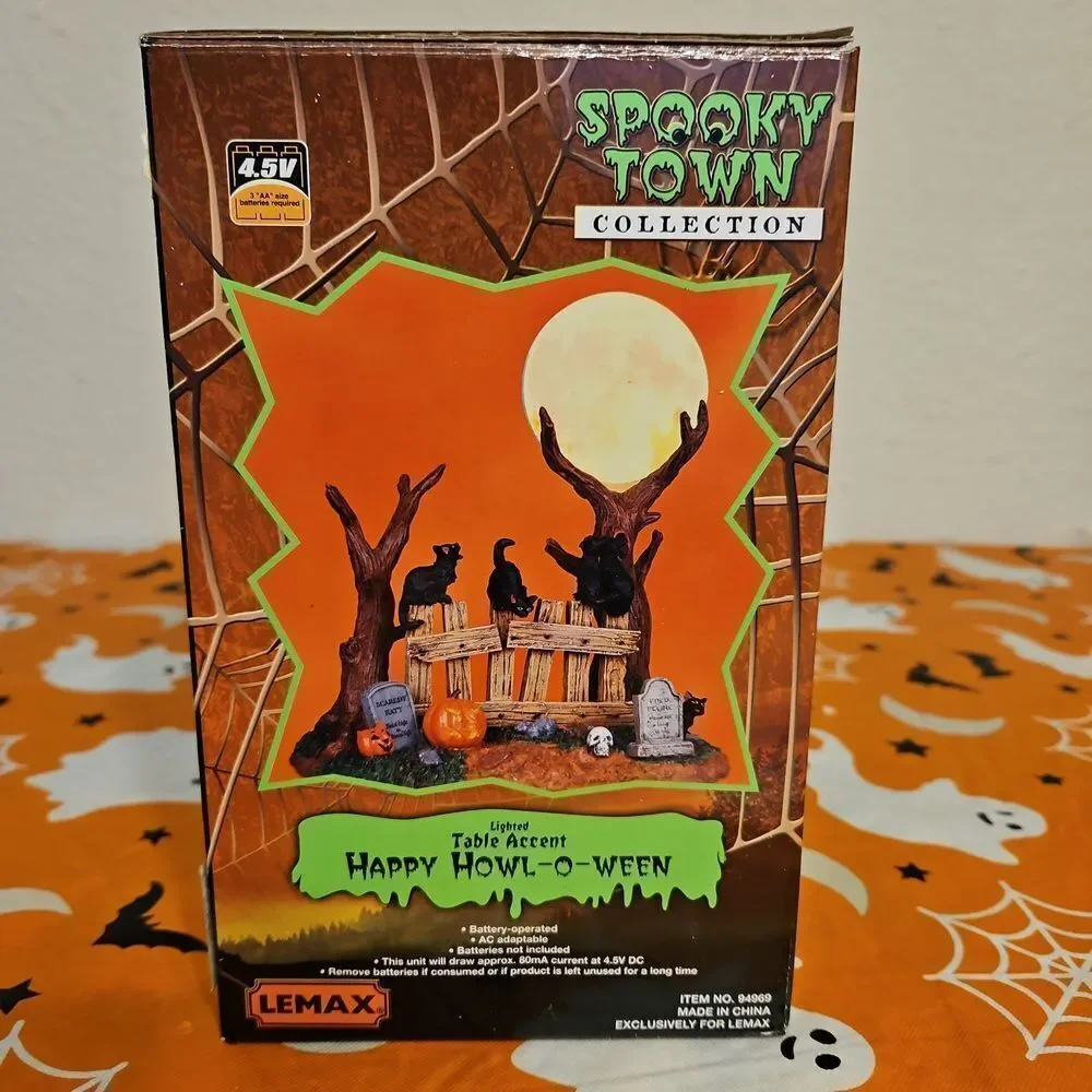 Lemax Spooky Town Happy Howl-o-ween Table Accent